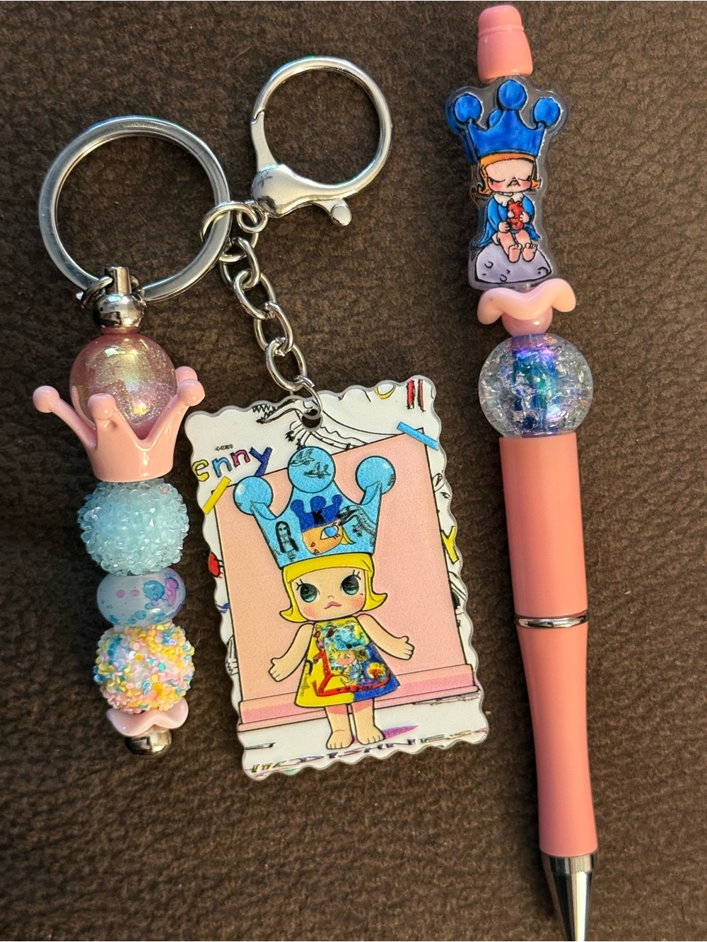 Molly pen keychain set
